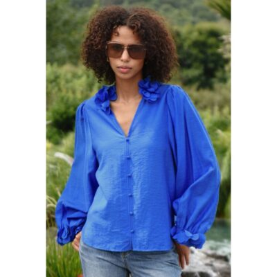 Coop - Budding Romance Blouse - Blue