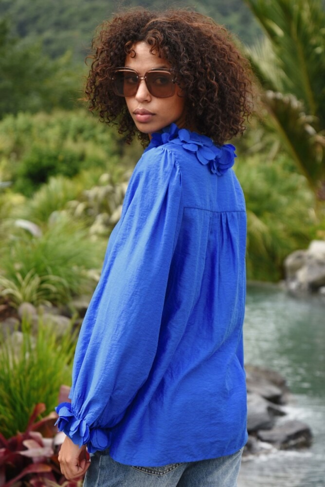 Coop - Budding Romance Blouse - Blue - Image 4