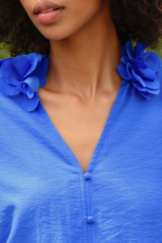 Coop - Budding Romance Blouse - Blue - Image 5