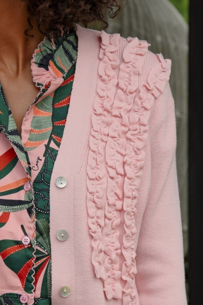 Coop - Frilluxe Cardigan - Blush - Image 3