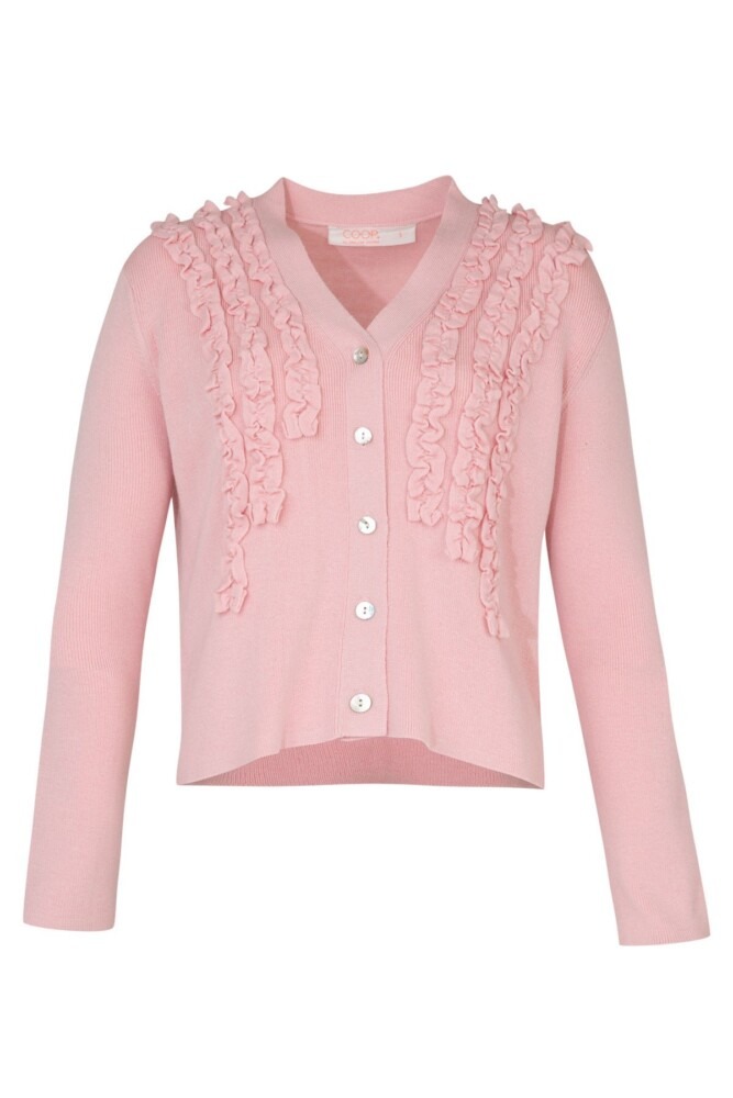 Coop - Frilluxe Cardigan - Blush - Image 6