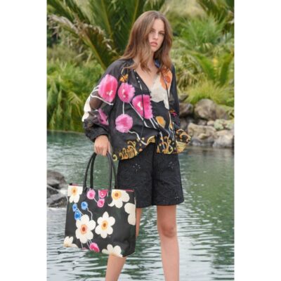 Coop - Tote-ally Fun Bag - Black Floral