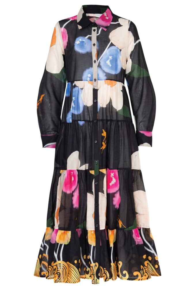Coop - Under the Swoon-light Dress - Black Floral - Image 6