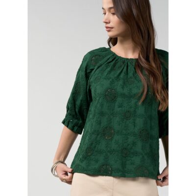 Loobie's Story - Asmita Top - Jungle Green