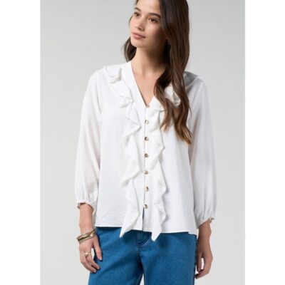Loobie's Story - Priya Shirt - Silk White