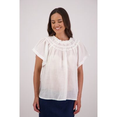 Briarwood - Sally Top - White