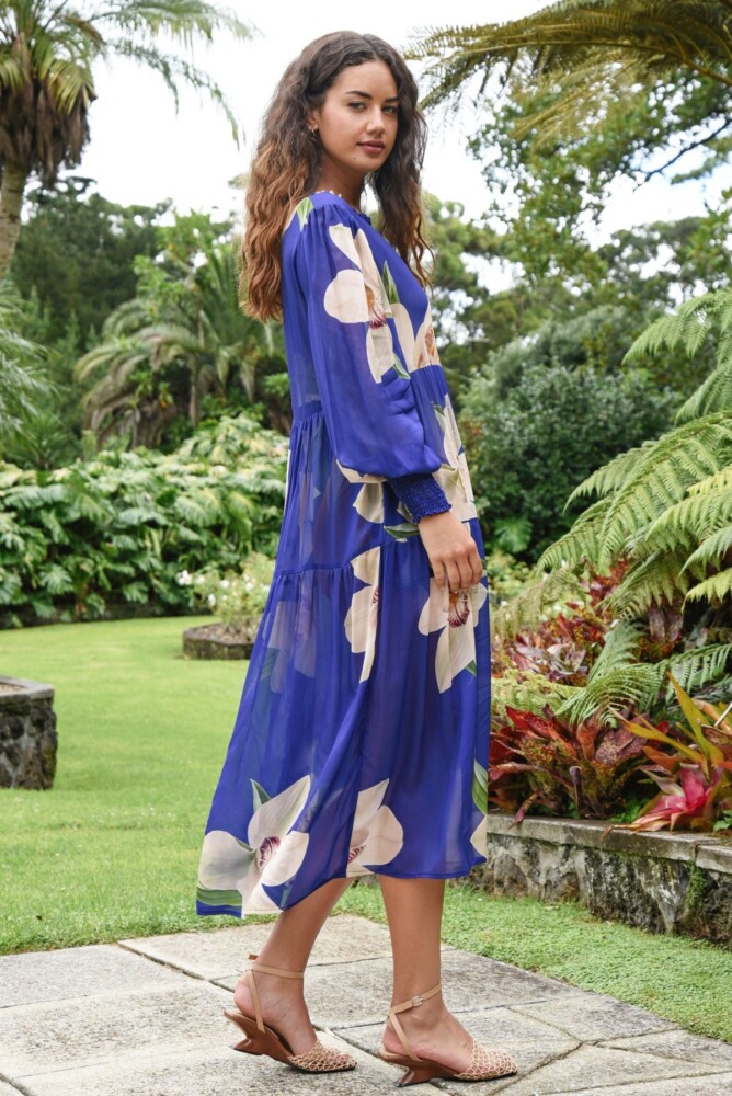 Curate - Dreaming of Spring Dress - Blue Orchid - Image 2