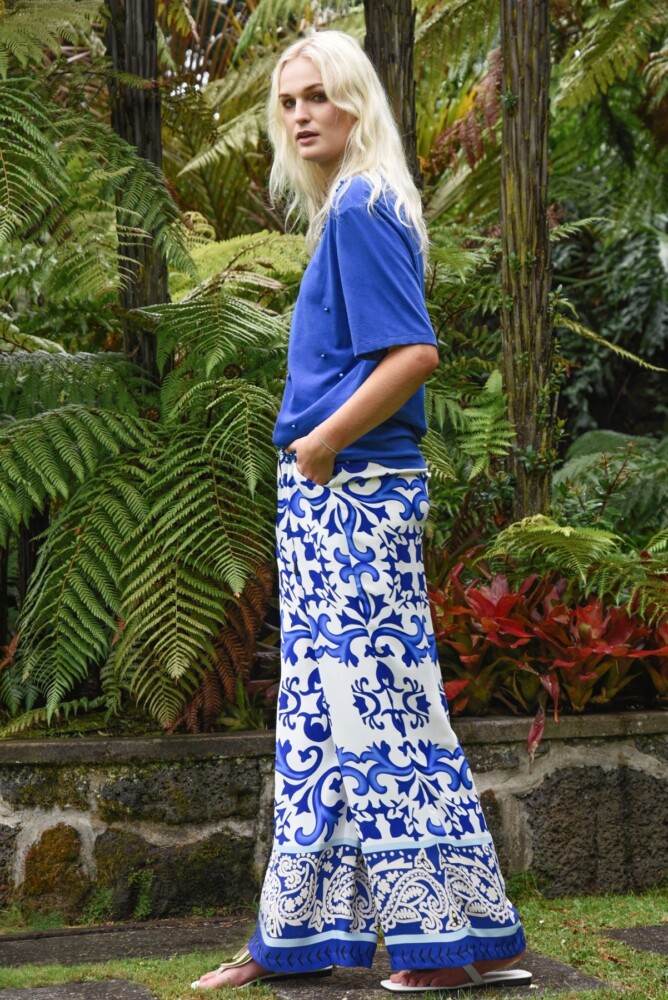 Curate - Take Your Lead Pant - Blue Tile - Image 2