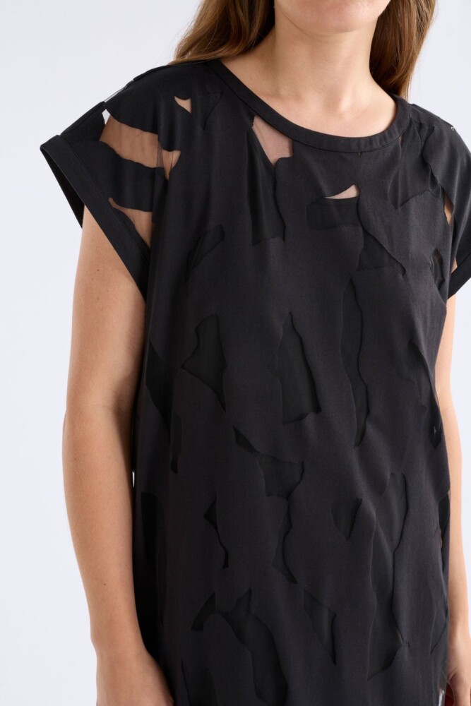 Elk - Varr Burnout Dress - Black - Image 2