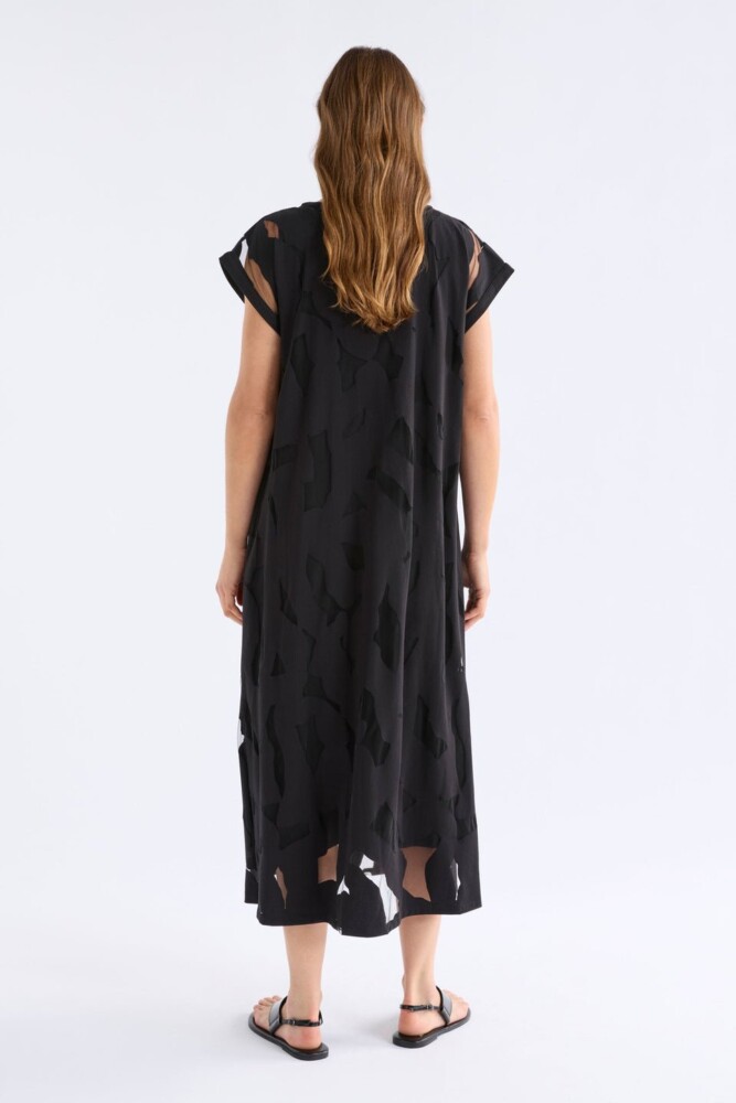 Elk - Varr Burnout Dress - Black - Image 5
