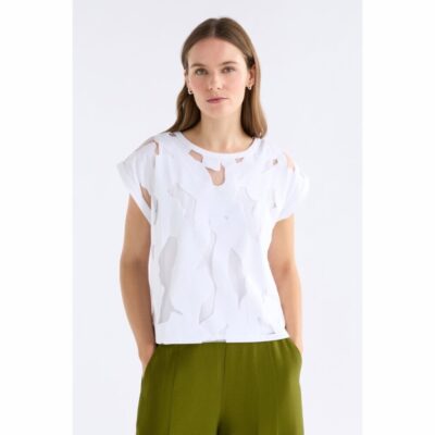 Elk - Varr Burnout Top - White
