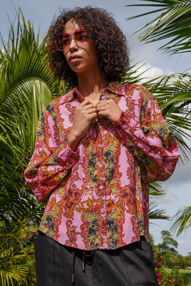 Coop - Sew it Seams Shirt - Pink - Image 2