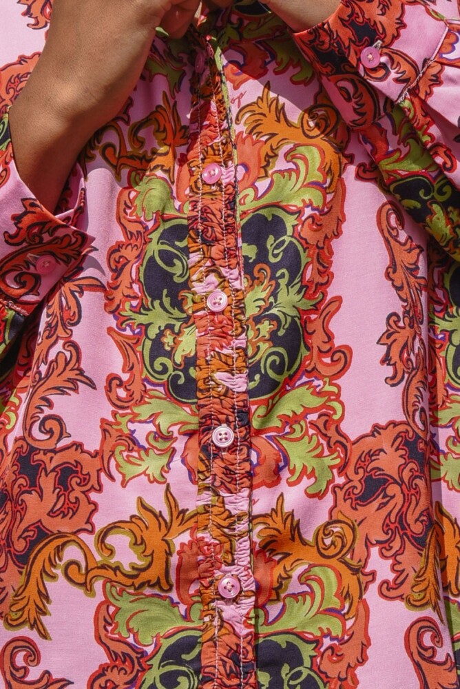 Coop - Sew it Seams Shirt - Pink - Image 5