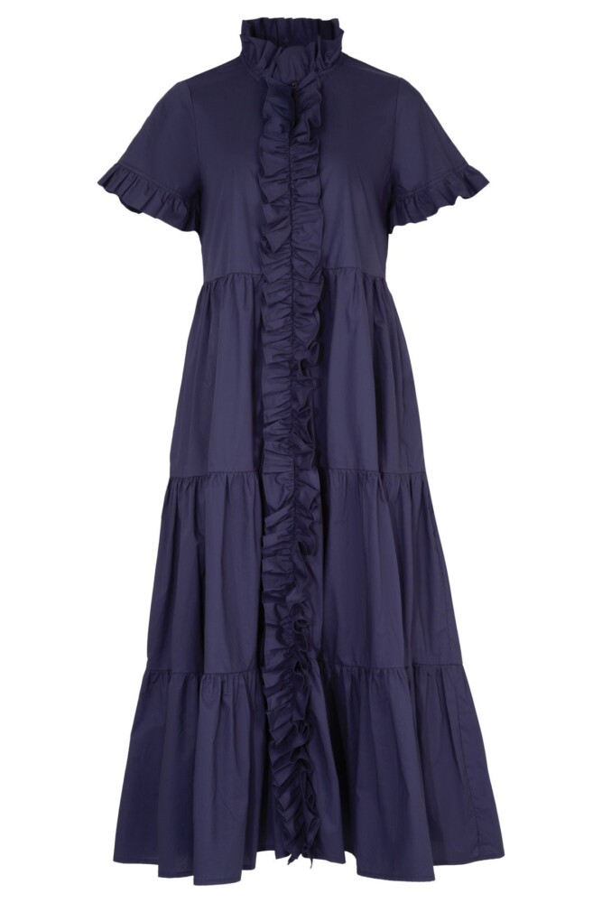 Coop - Frillaxed Dress - Navy - Image 4