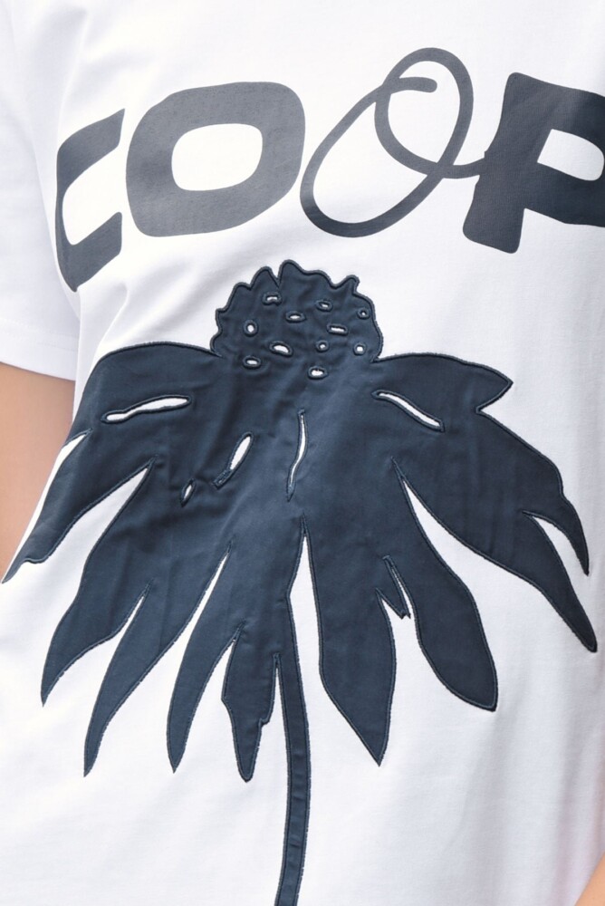 Coop - Bloom Service T-shirt - Navy and White - Image 4