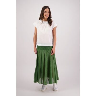 Briarwood - Pandora Green Ramie Shirt