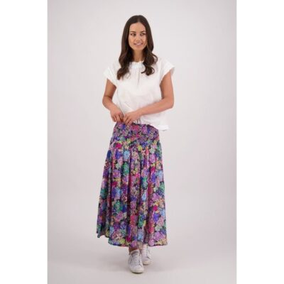 Briarwood - Pandora Hydrangea Ramie Skirt