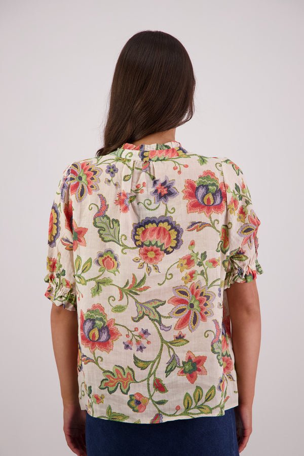 Briarwood - Pearly Jacobean Ramie Shirt - Image 6