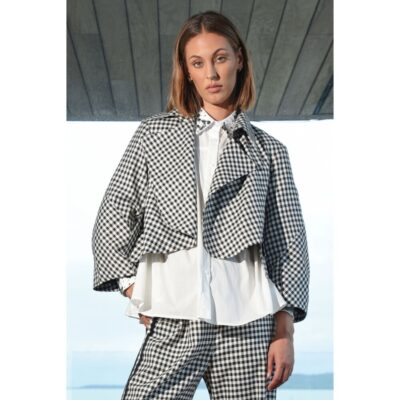 Trelise Cooper - Art of Me Jacket - Black & White Gingham