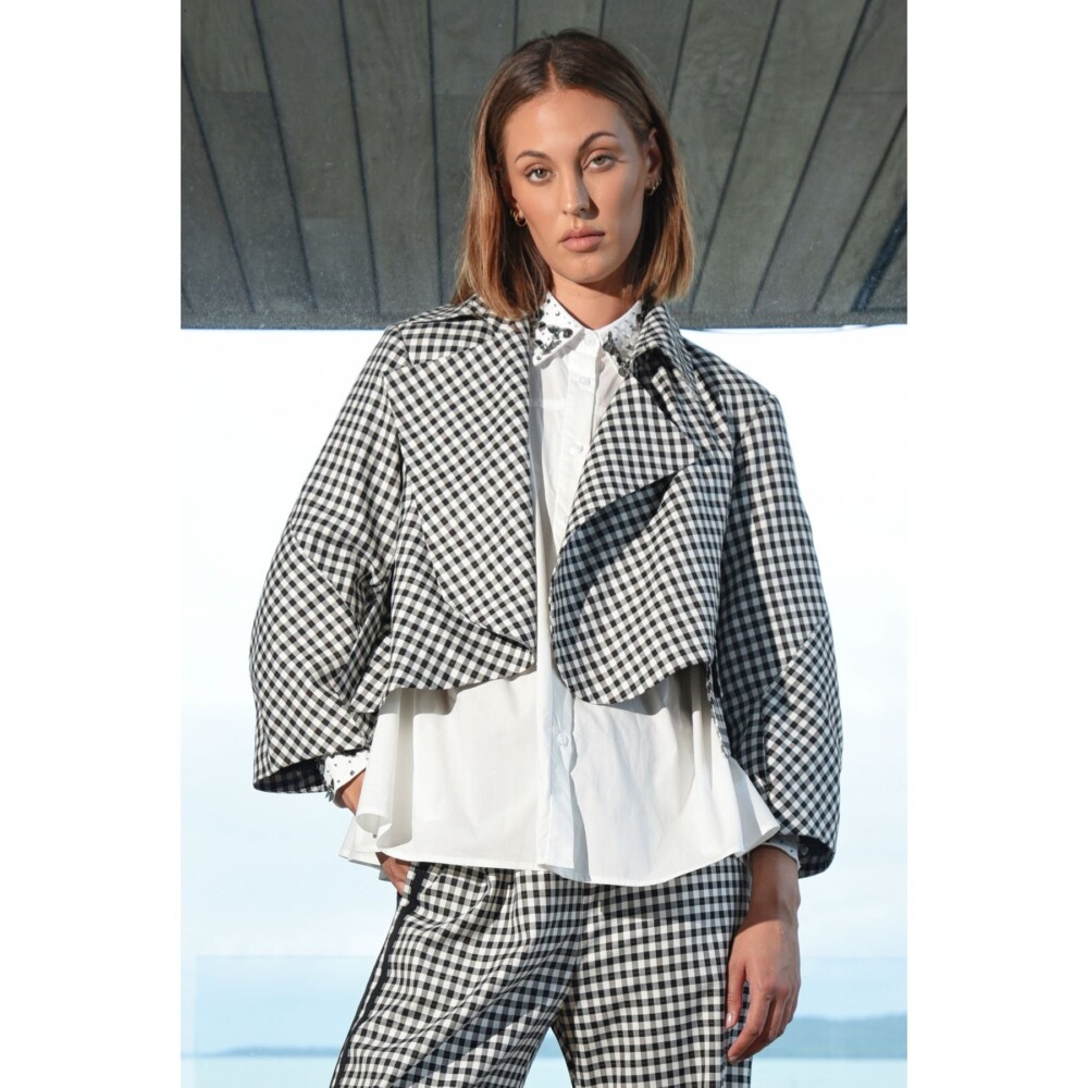 Trelise Cooper - Art of Me Jacket - Black & White Gingham