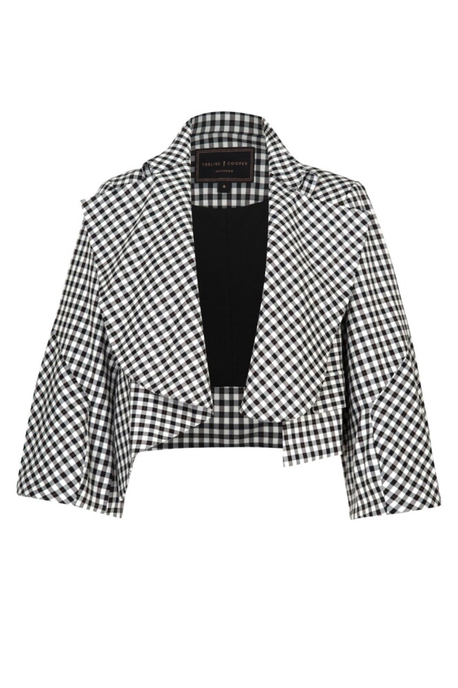 Trelise Cooper - Art of Me Jacket - Black & White Gingham - Image 6