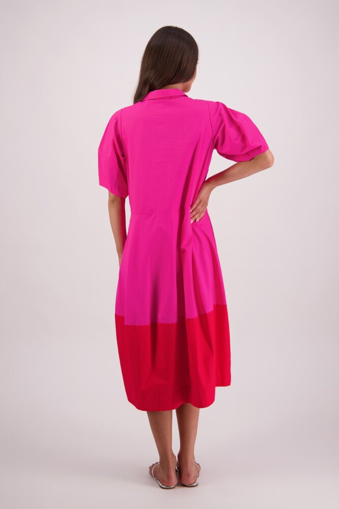 Brairwood - Tamsin Red/Pink Shirt Dress - Image 3