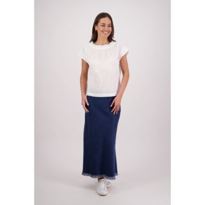 Briarwood - Tashi Tencel Denim Skirt