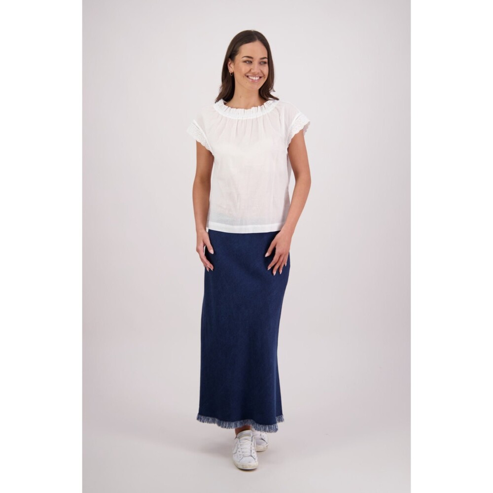 Briarwood - Tashi Tencel Denim Skirt