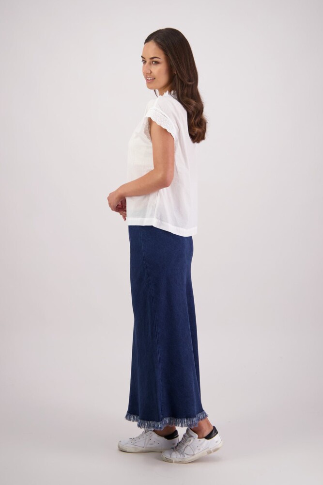 Briarwood - Tashi Tencel Denim Skirt - Image 4