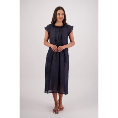 Briarwood - Tawny Ink Ramie Dress