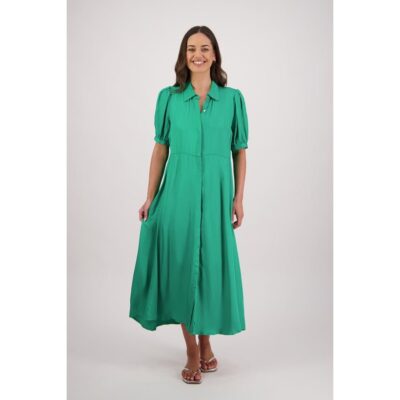 Briarwood - Thelma Emerald Shirt Dress