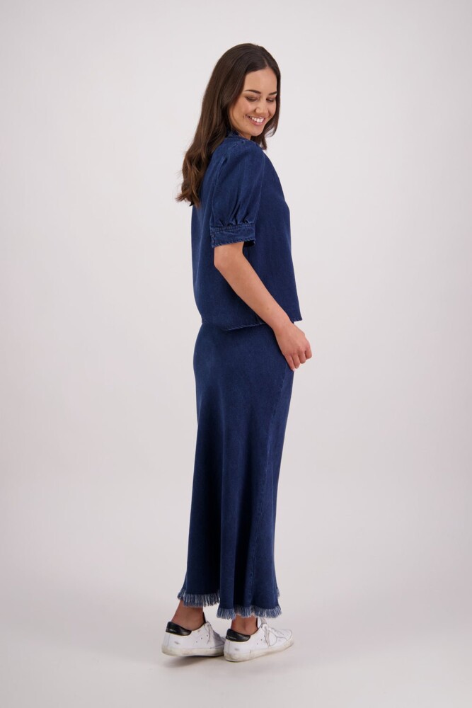 Briarwood - Tashi Tencel Denim Skirt - Image 3