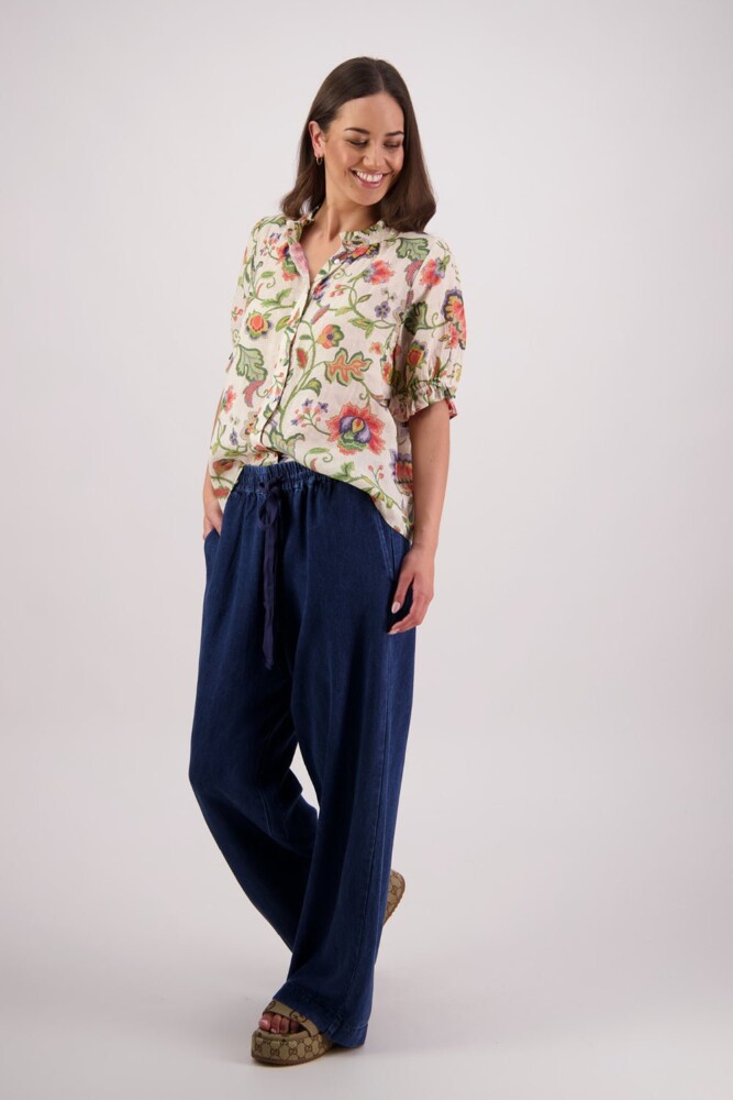 Briarwood - Pearly Jacobean Ramie Shirt - Image 3