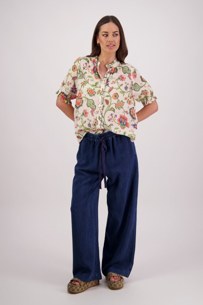 Briarwood - Pearly Jacobean Ramie Shirt - Image 4