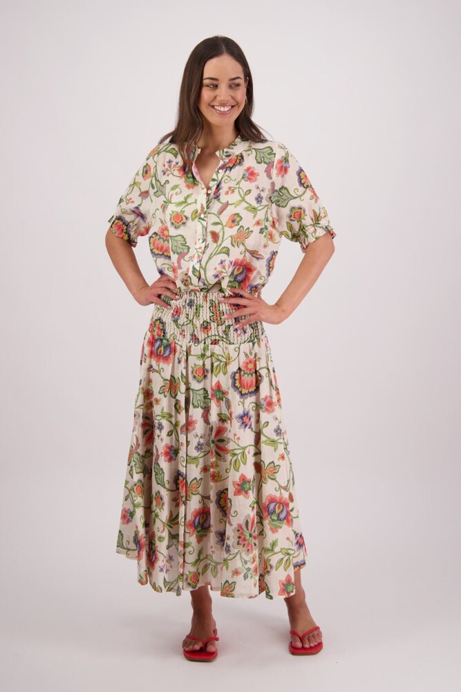 Briarwood - Pearly Jacobean Ramie Shirt - Image 2