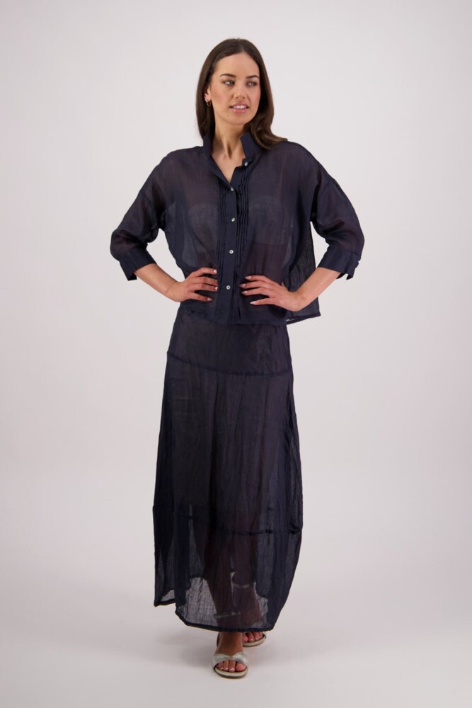 Briarwood - Pandora Ink Ramie Skirt - Image 2
