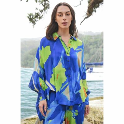 Cooper - Living the Dream Shirt - Blue/Lime