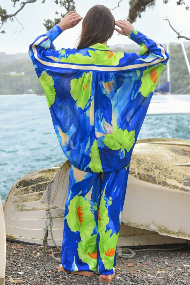 Cooper - Living the Dream Shirt - Blue/Lime - Image 6