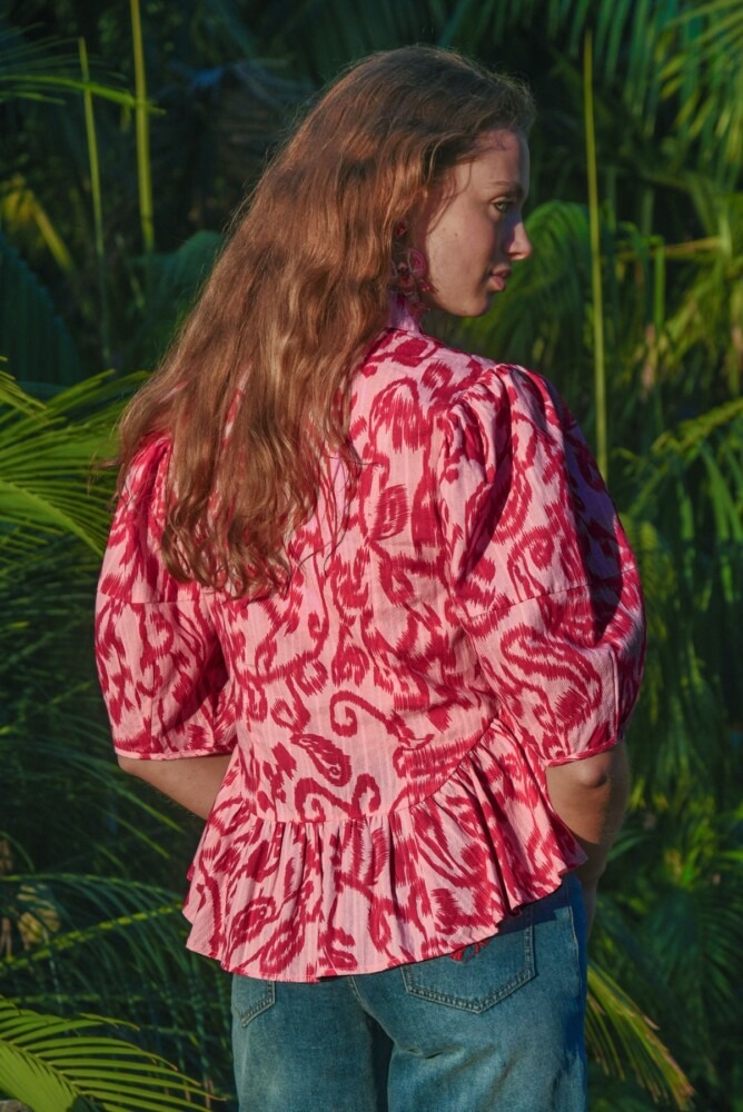 Coop - Hem-ishere Top - Pink/Berry - Image 3