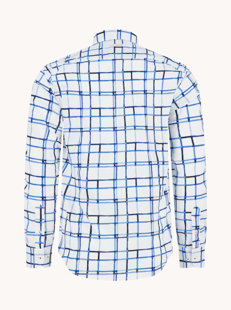 A Fish Named Fred - Shirt - Line Art - Blue - Image 2