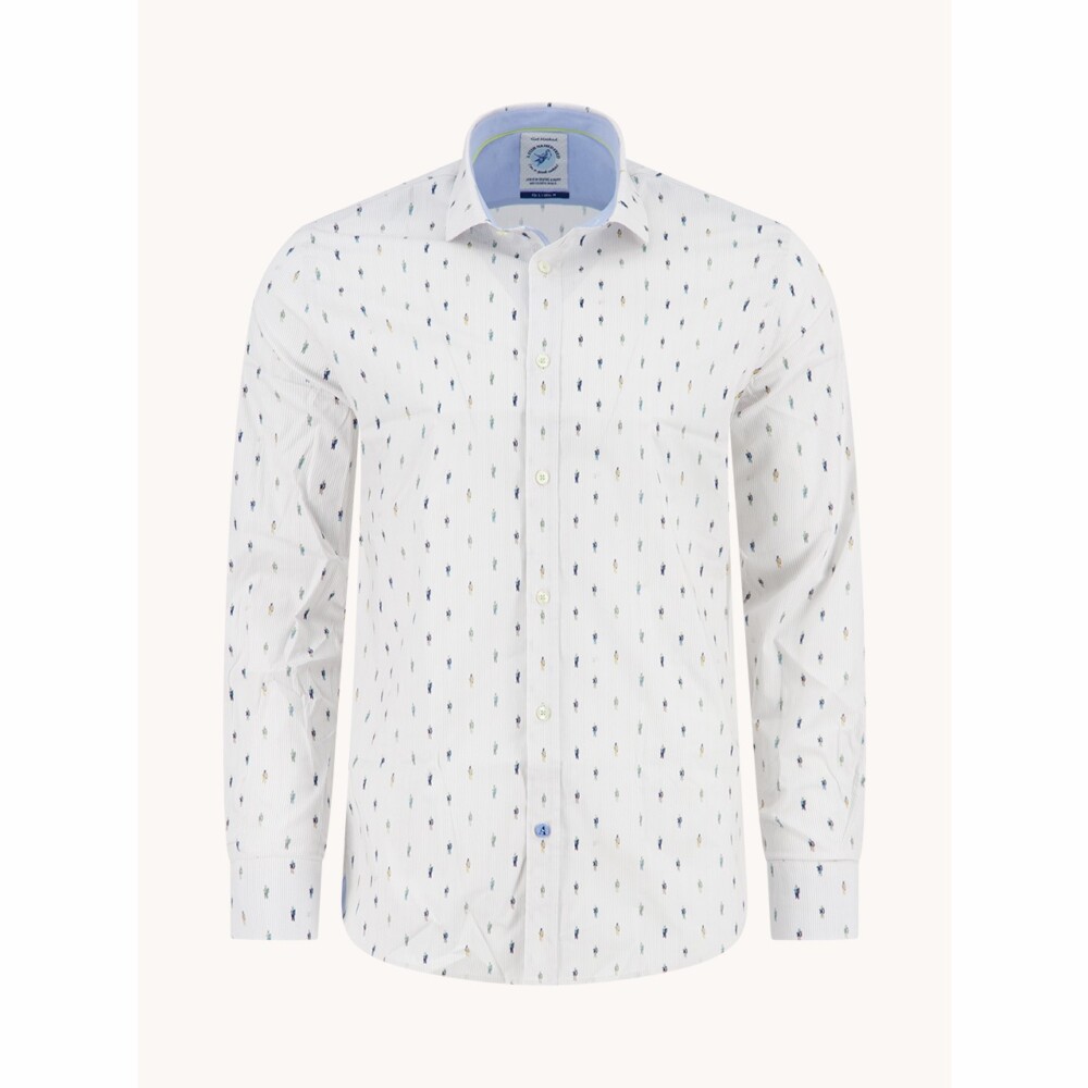 A Fish Named Fred - Shirt Van Gogh Pattern - Sand