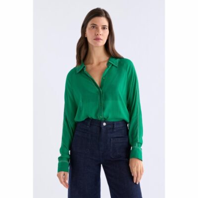 Elk - Alema Shirt - Leaf Green