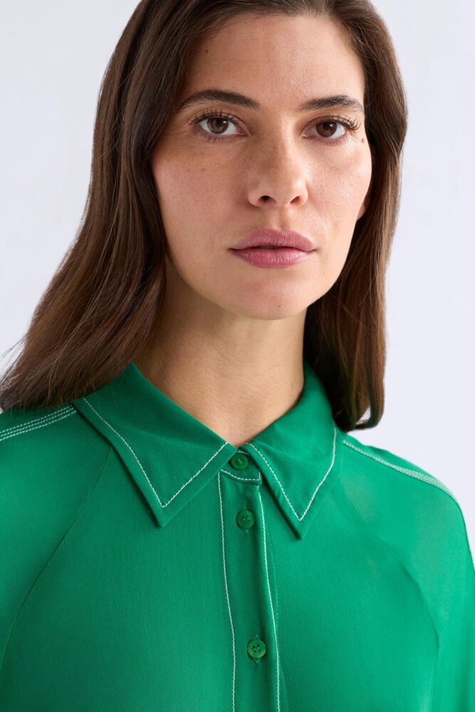Elk - Alema Shirt - Leaf Green - Image 4