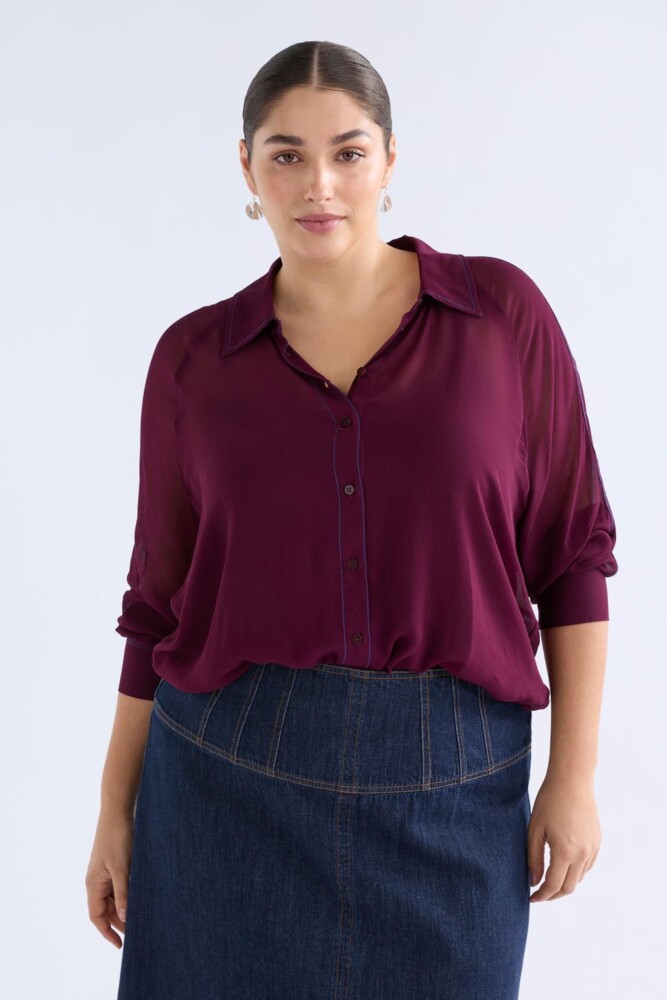 Elk - Alema Shirt - Shiraz - Image 8