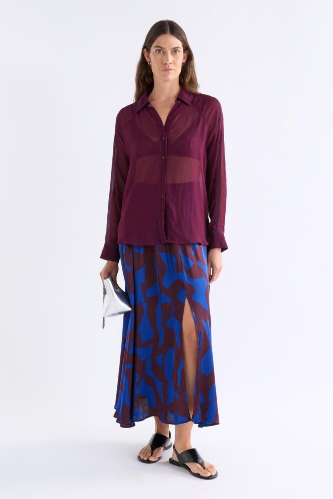 Elk - Alema Shirt - Shiraz - Image 2