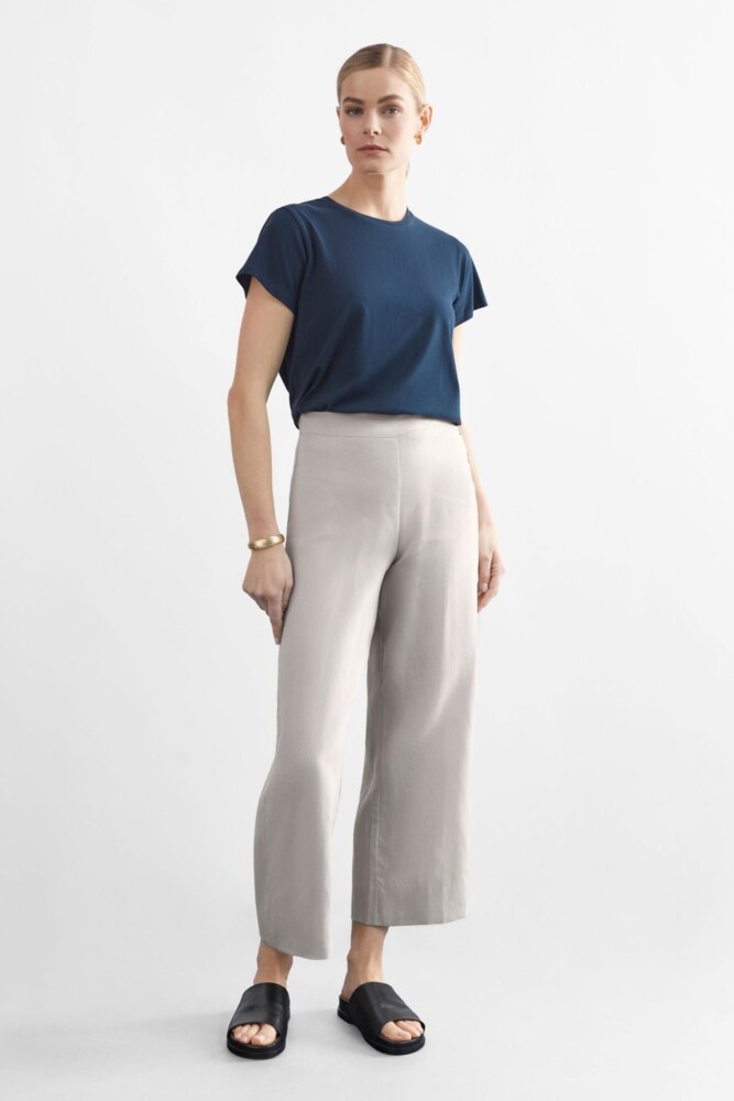 Elk - Hersom Linen Pant - Flax - Image 3