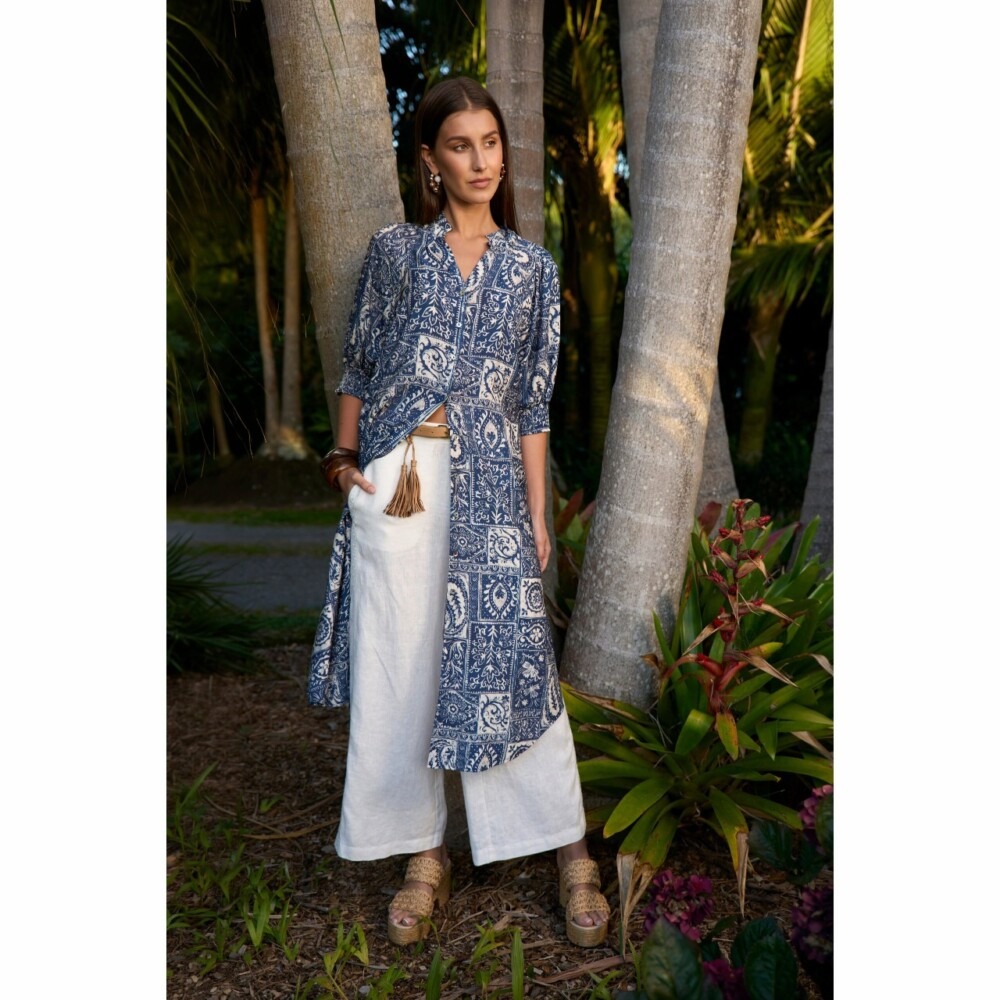 Loobie's Story - Taja Shirt Dress - Ink Multi