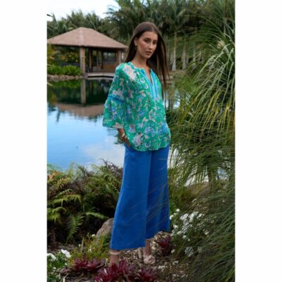 Loobie's Story - Samira Blouse - Emerald Multi