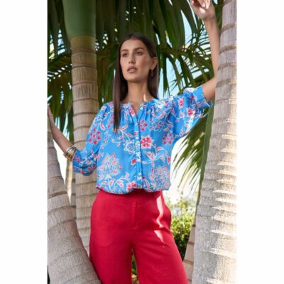 Loobie's Story - Aisha Shirt - Azure Multi