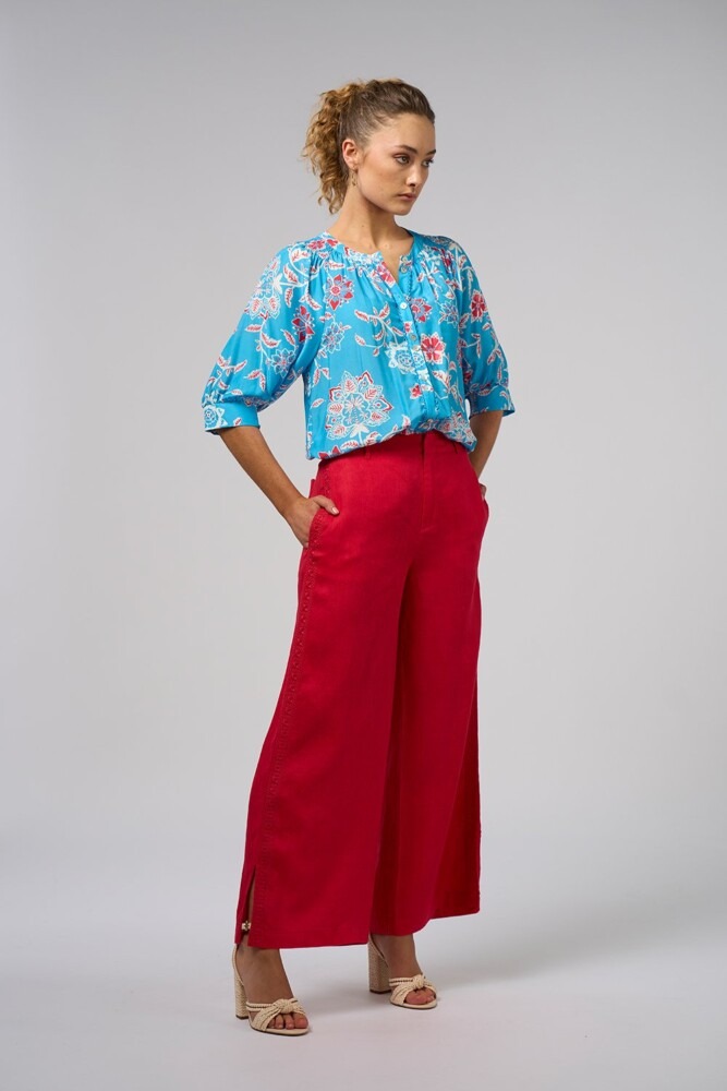 Loobie's Story - Aisha Shirt - Azure Multi - Image 4